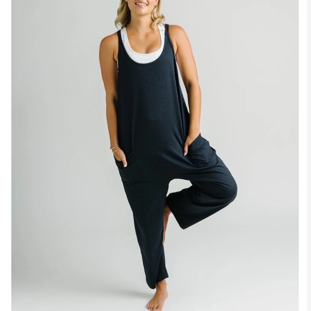 Zyia navy downtime romper